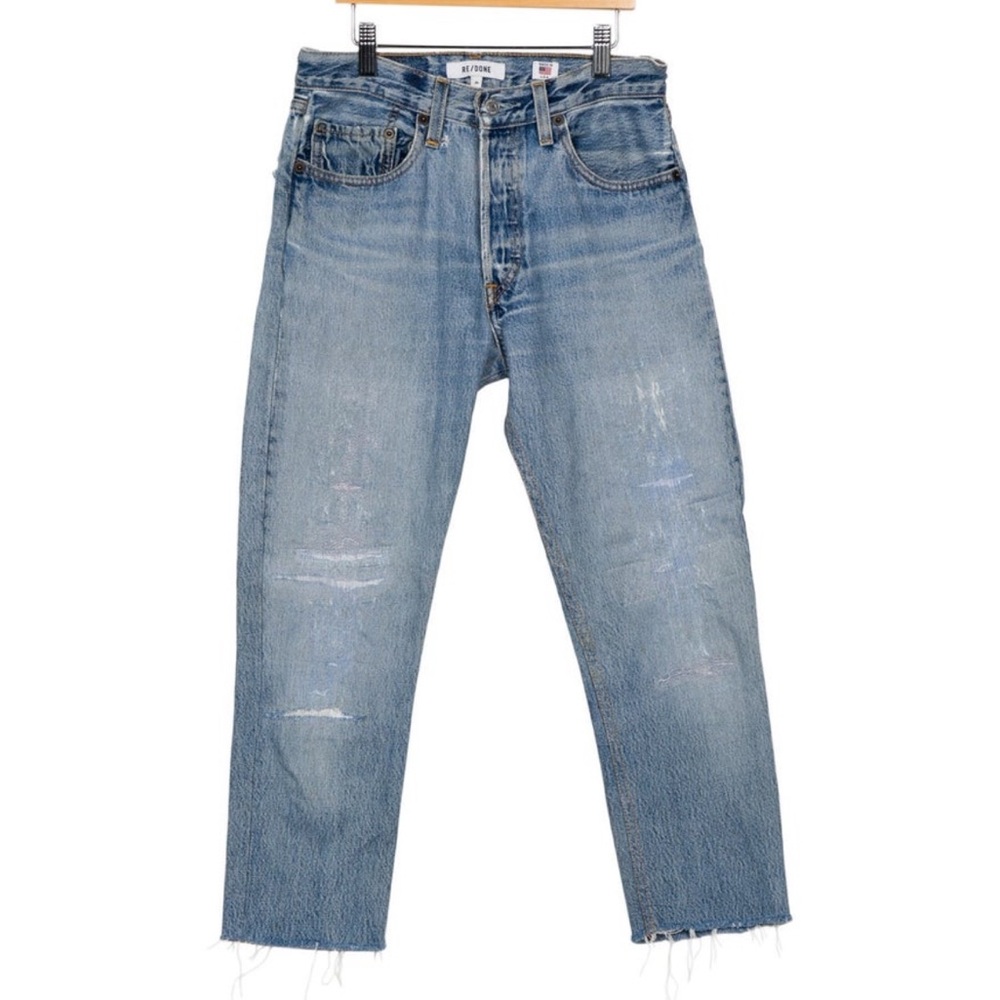 RE/DONE Straight Leg Jeans